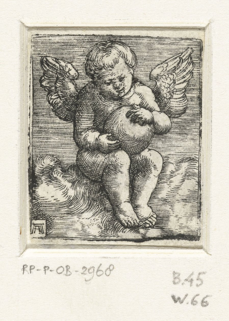 Putto med en boll av Albrecht Altdorfer
