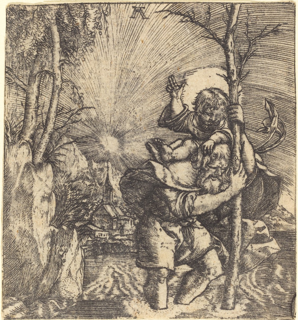 Sankt Christopher av Albrecht Altdorfer