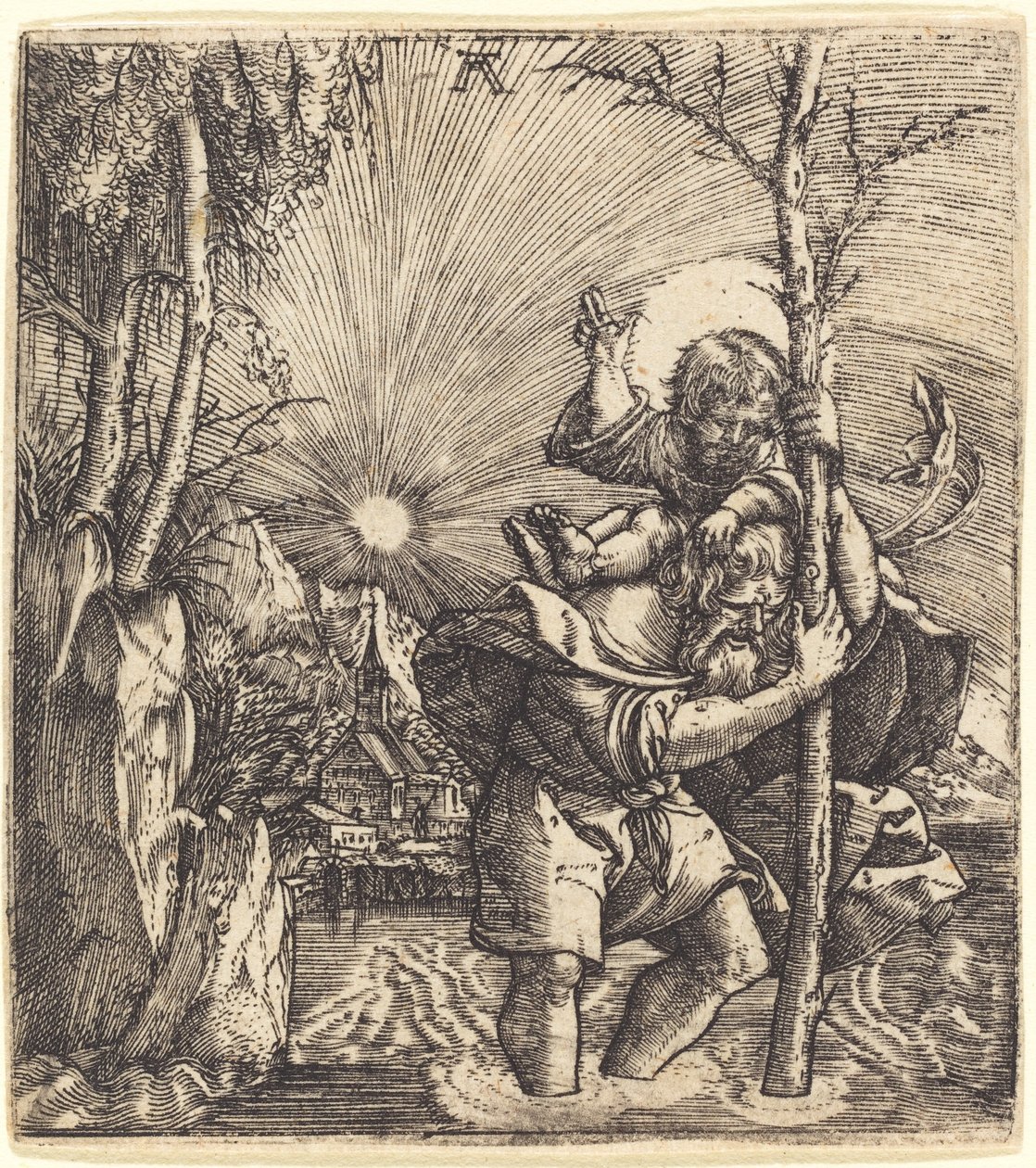 Sankt Christopher av Albrecht Altdorfer