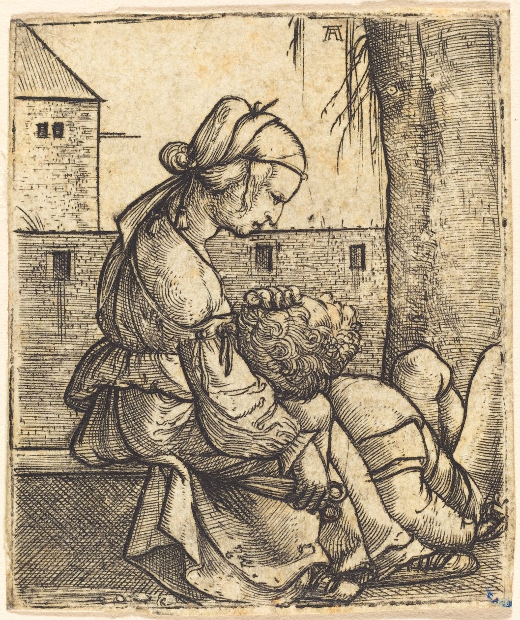 Simson och Delila av Albrecht Altdorfer