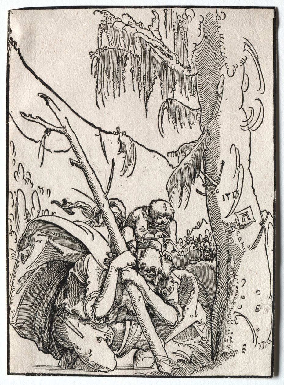 St. Christopher, 1513. av Albrecht Altdorfer
