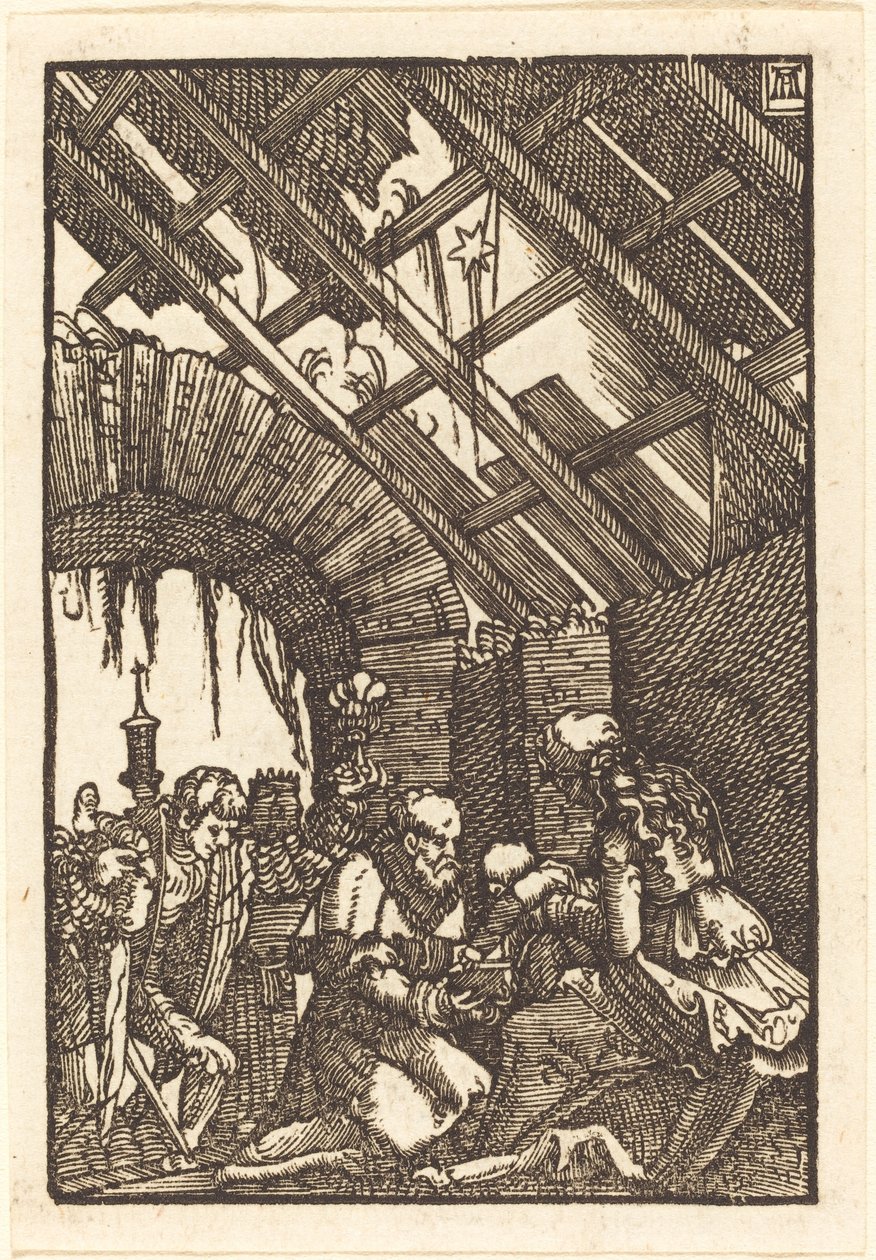 Tillbedjan av Magi av Albrecht Altdorfer