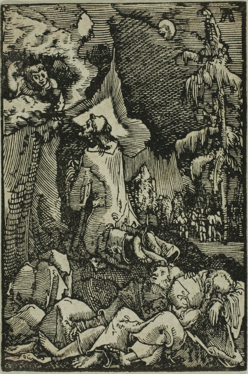 The Agony in the Garden, från The Fall and Redemption of Man av Albrecht Altdorfer