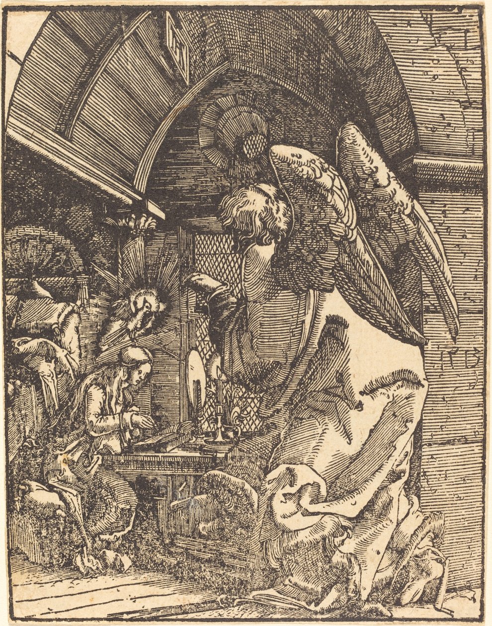 Bebådelsen av Albrecht Altdorfer