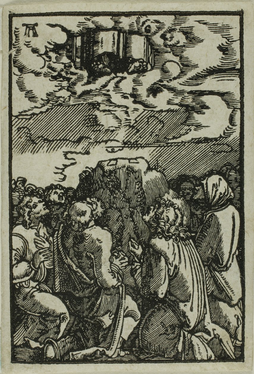 Uppstigningen, från Människans fall och återlösning av Albrecht Altdorfer
