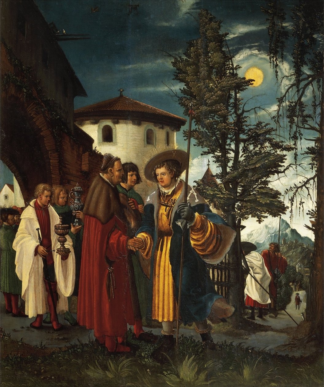 Sankt Florians avfärd av Albrecht Altdorfer