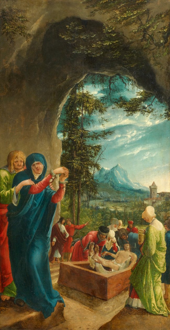 Kristi gravläggning, 1518 av Albrecht Altdorfer