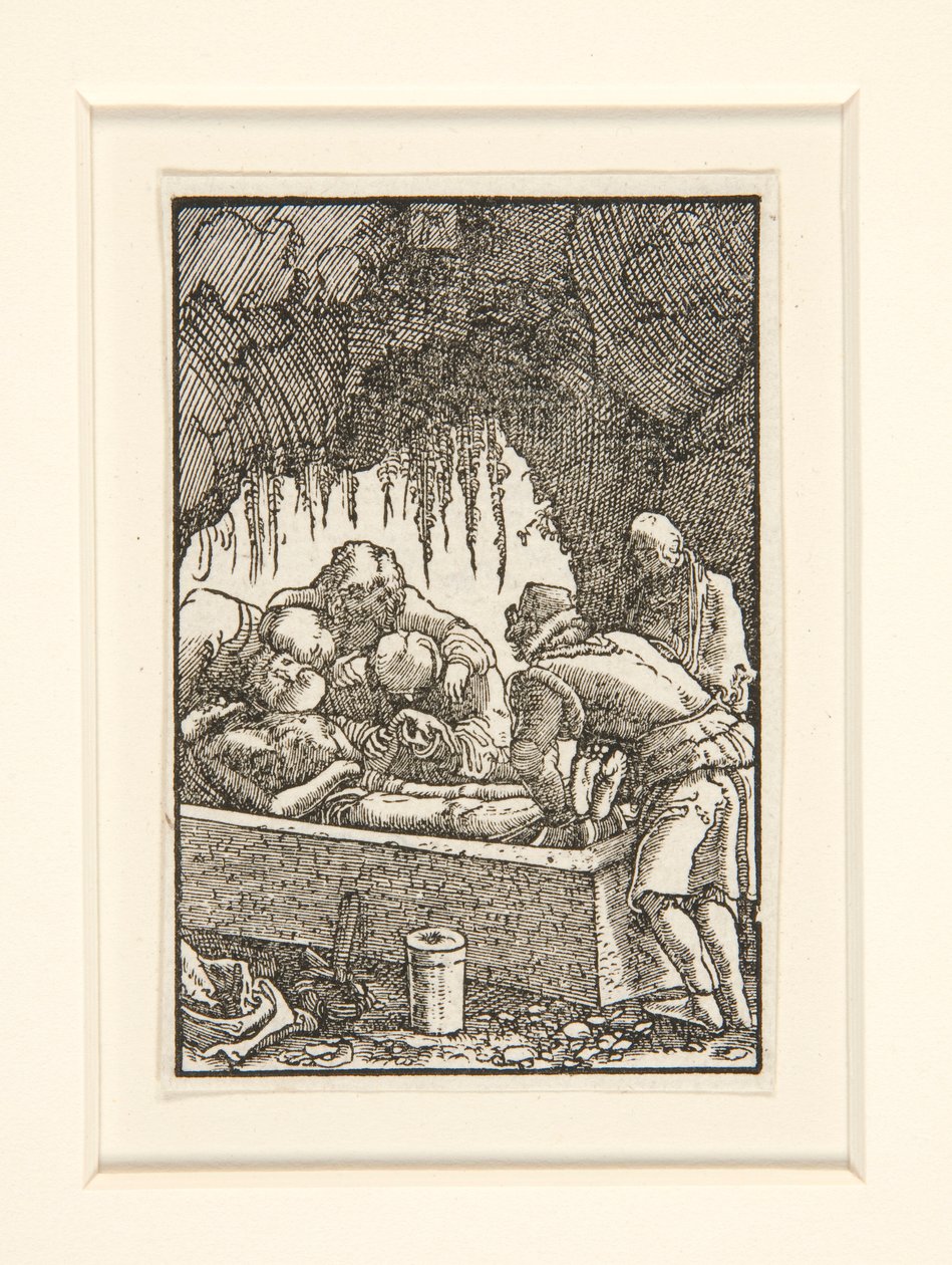 Kristi gravläggning, från serien Människans fall och återlösning av Albrecht Altdorfer
