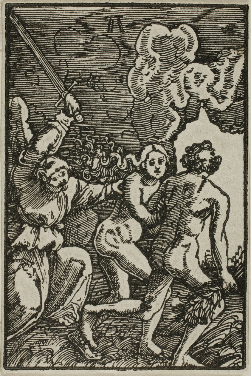 Utdrivningen från paradiset, från människans syndafall och återlösning av Albrecht Altdorfer