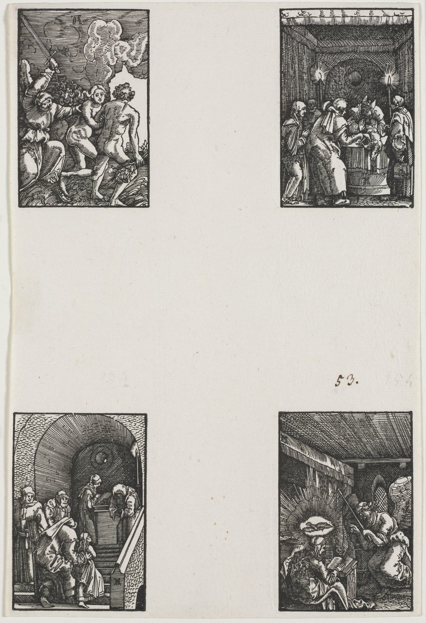Människans fall och återlösning av Albrecht Altdorfer