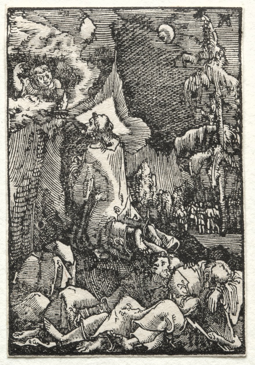 Människans fall och återlösning: Chirst på Oljeberget av Albrecht Altdorfer