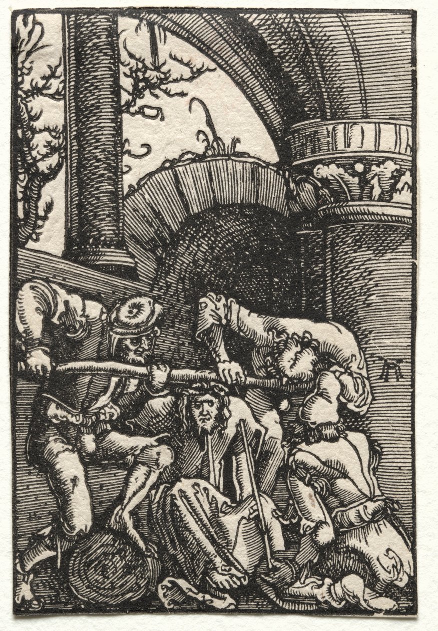 Människans fall och återlösning: Kristus krönt med törnar, ca. 1515. av Albrecht Altdorfer