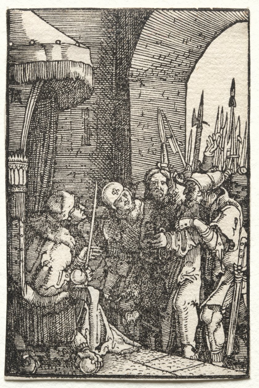 Människans fall och återlösning: Kristus före Pilatus, ca. 1515. av Albrecht Altdorfer
