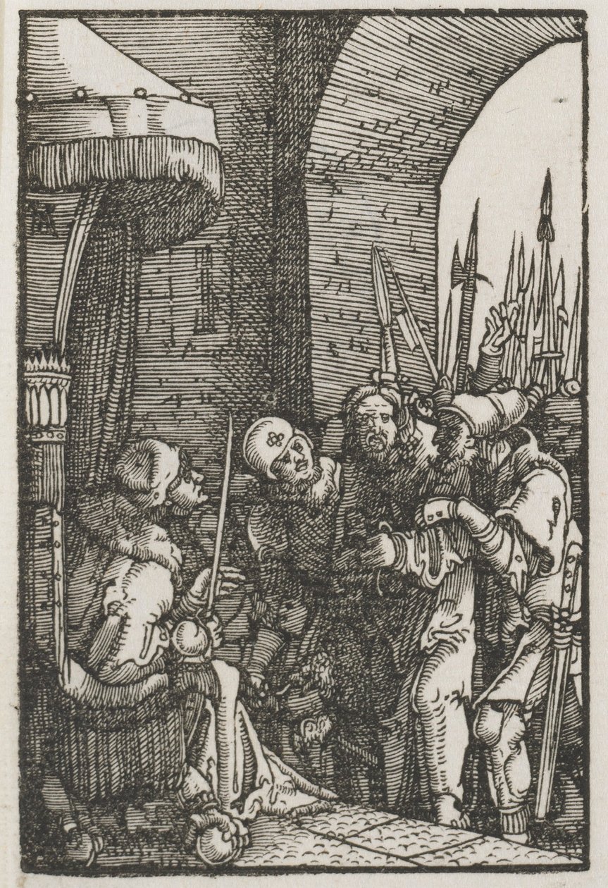 Människans fall och återlösning: Kristus före Pilatus, ca. 1515. av Albrecht Altdorfer