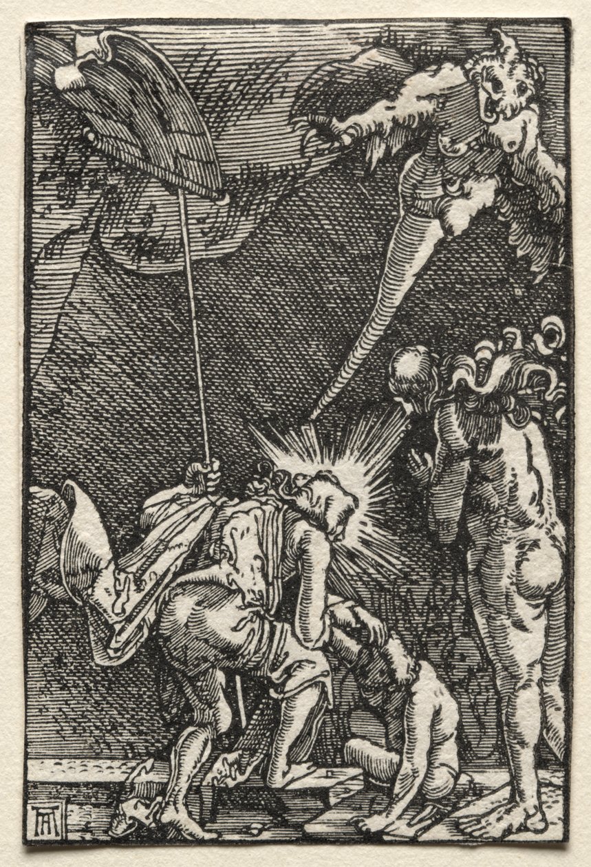 The Fall and Redemption of Man: Descent into Hell av Albrecht Altdorfer