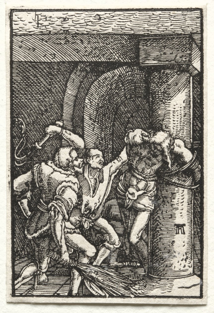 Människans fall och återlösning: Kristi flagellation, ca. 1515. av Albrecht Altdorfer