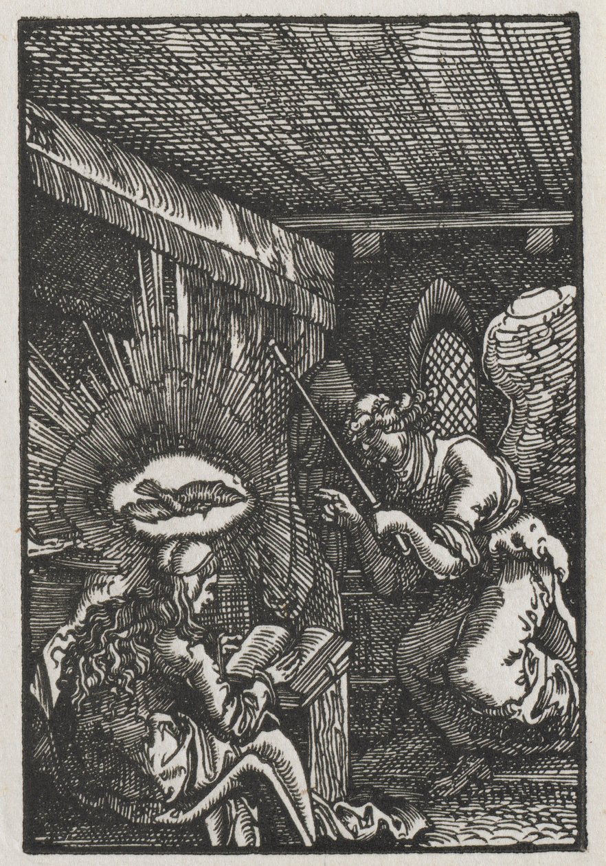 Människans fall och återlösning: tillkännagivandet av Albrecht Altdorfer