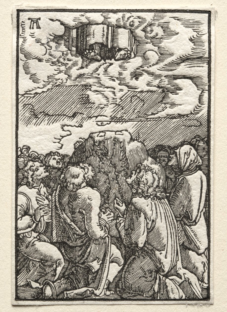 Människans fall och återlösning: Uppstigningen, ca. 1515. av Albrecht Altdorfer
