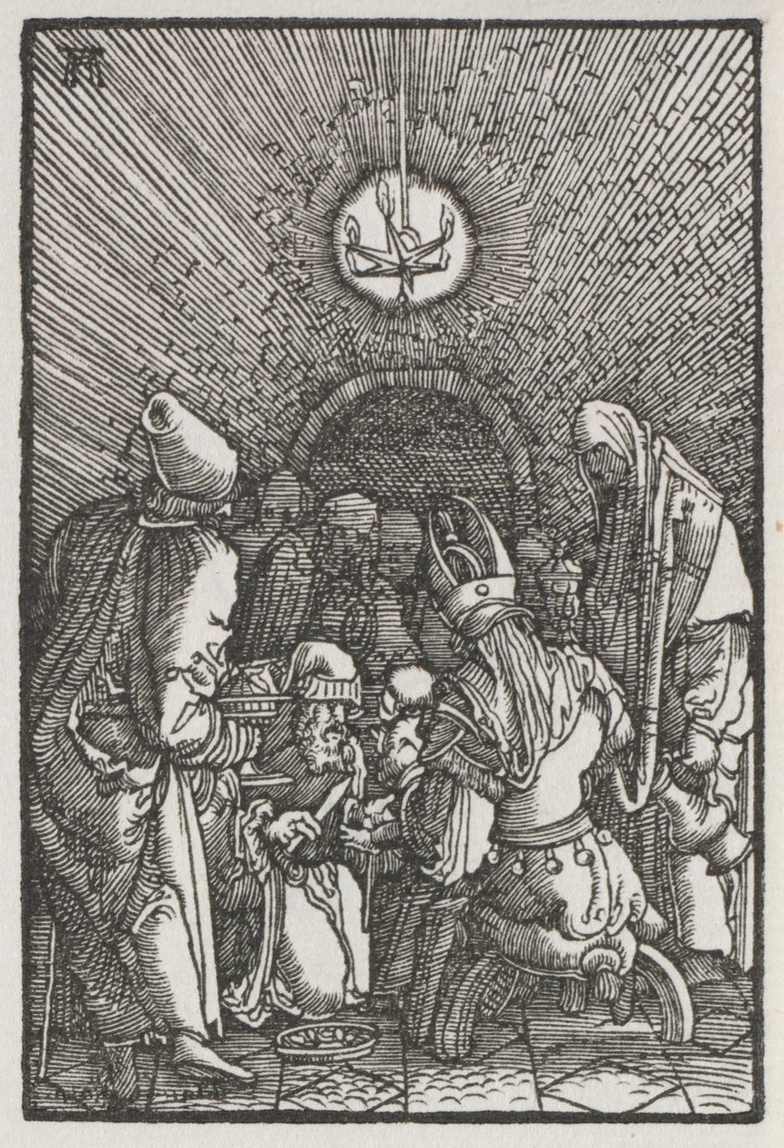 Människans fall och återlösning: Omskärelsen av Albrecht Altdorfer