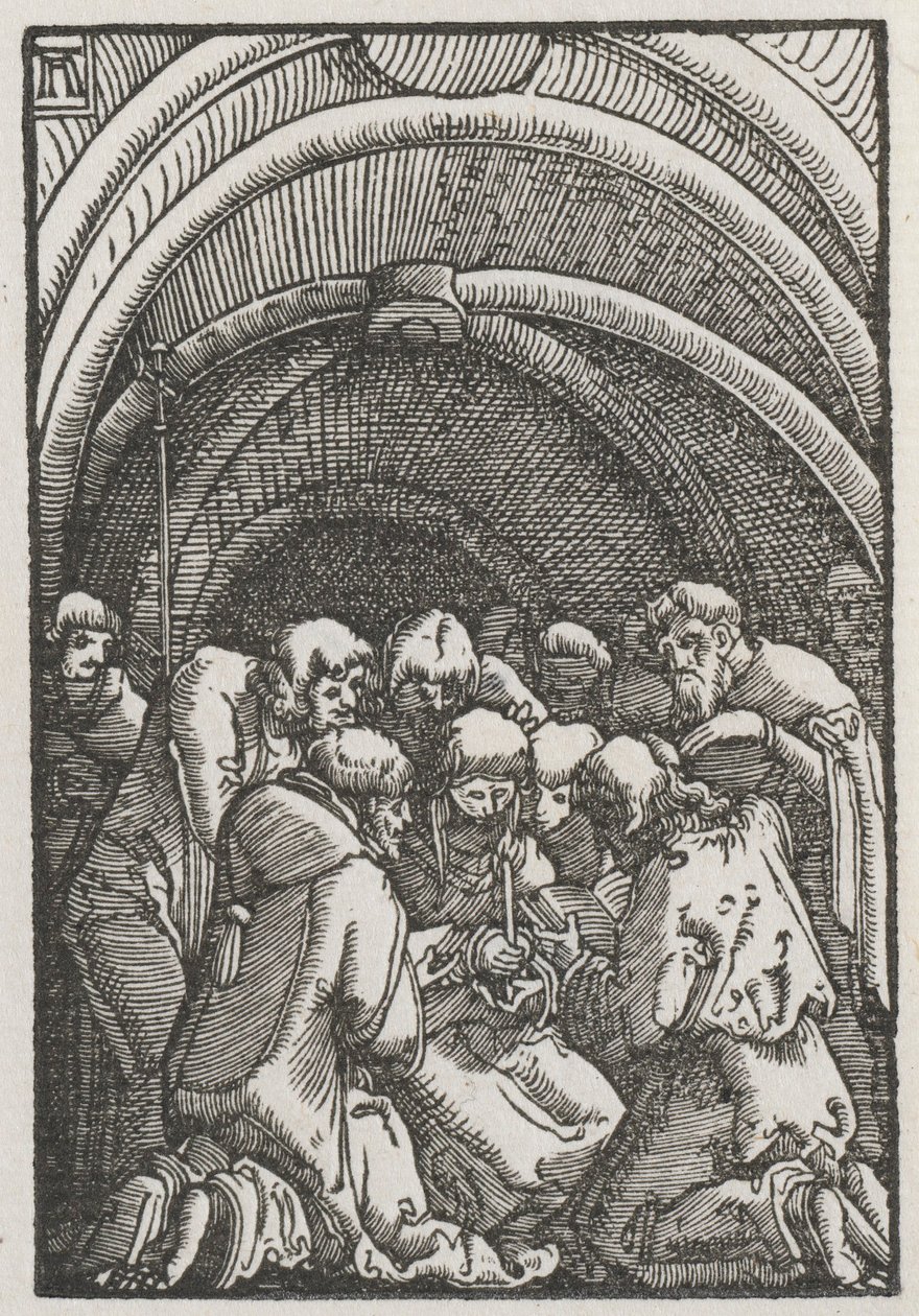 Människans fall och återlösning: Jungfruns död, ca. 1515. av Albrecht Altdorfer
