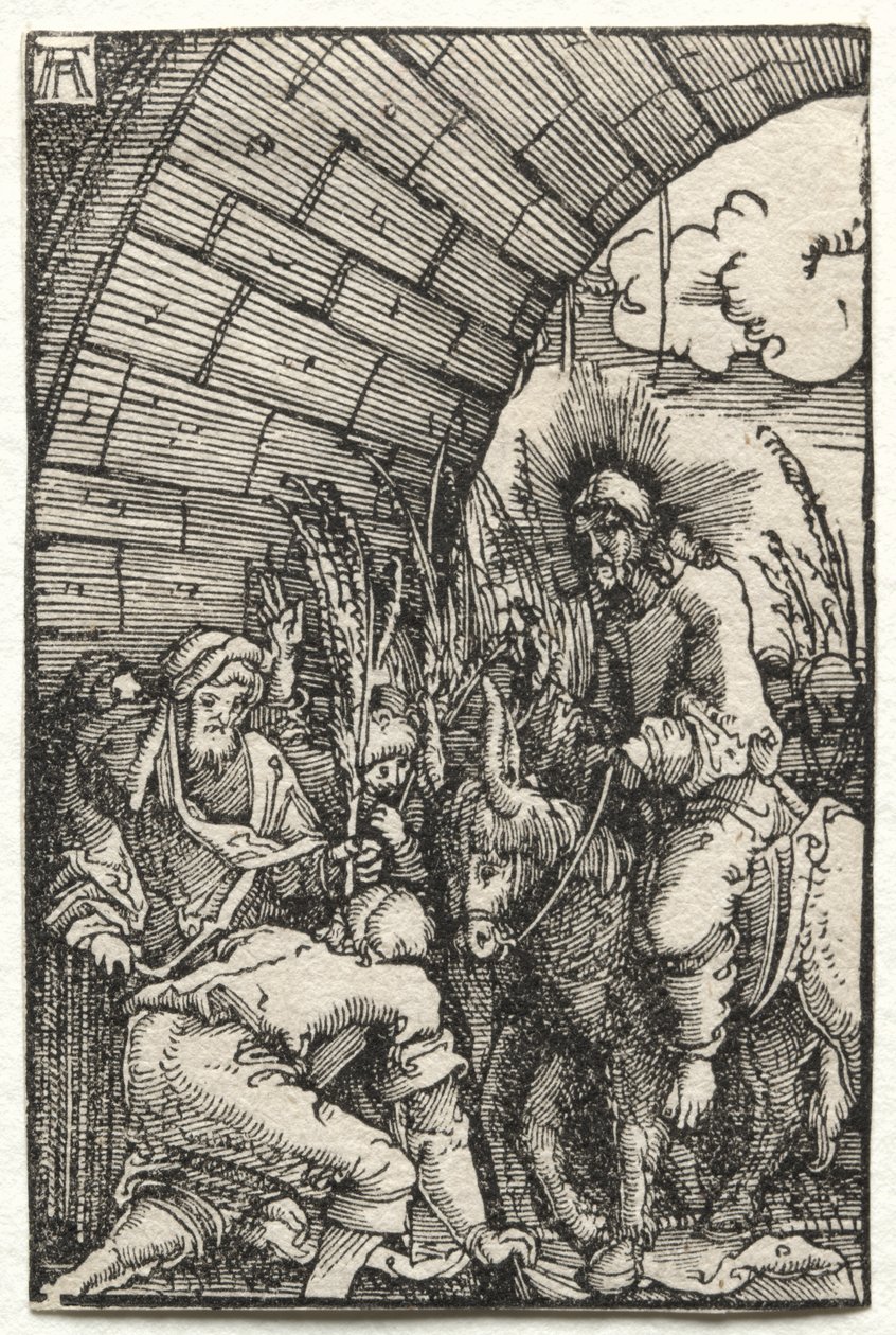 Människans fall och återlösning: Inträdet i Jerusalem av Albrecht Altdorfer