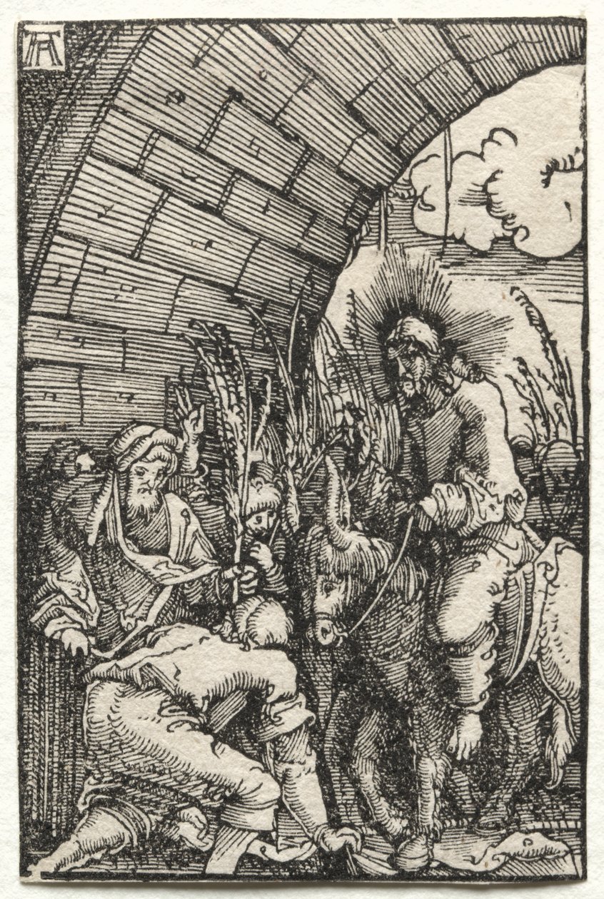 Människans fall och återlösning: Inträdet i Jerusalem, ca. 1515. av Albrecht Altdorfer