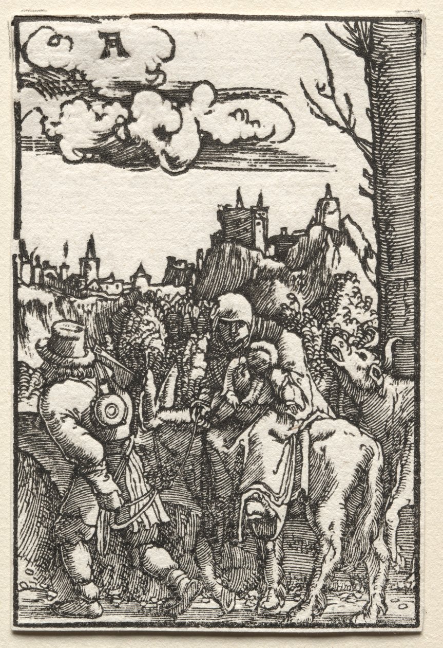 The Fall and Redemption of Man: The Flight into Egypt, ca. 1515. av Albrecht Altdorfer
