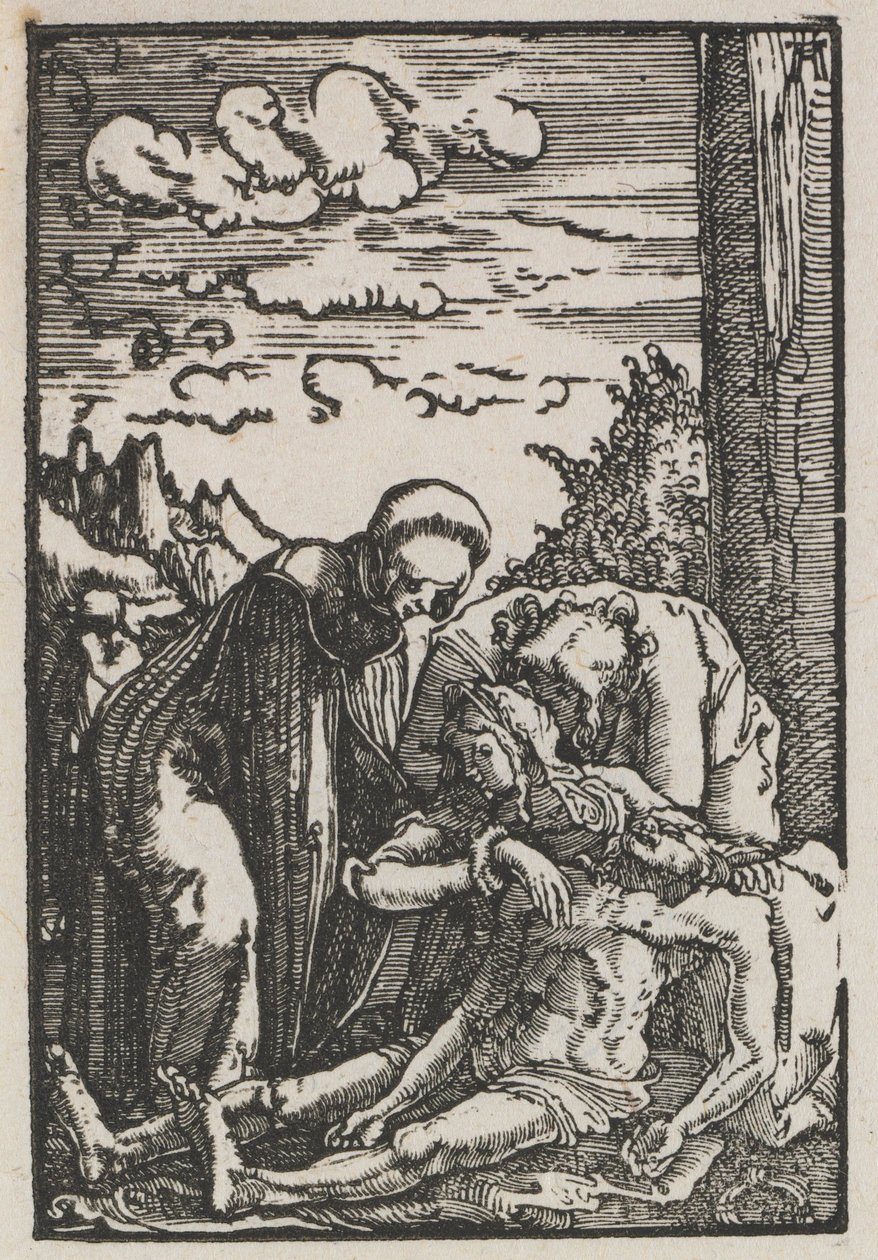 The Fall and Redemption of Man: The Lamentation under the Cross, ca. 1515. av Albrecht Altdorfer