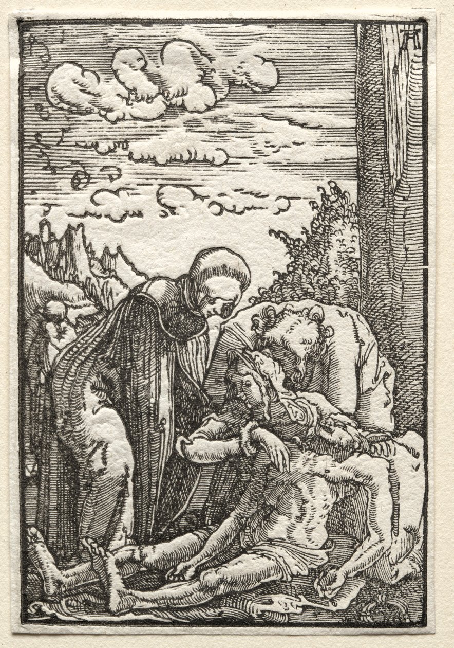 The Fall and Redemption of Man: The Lamentation under the Cross, ca. 1515. av Albrecht Altdorfer