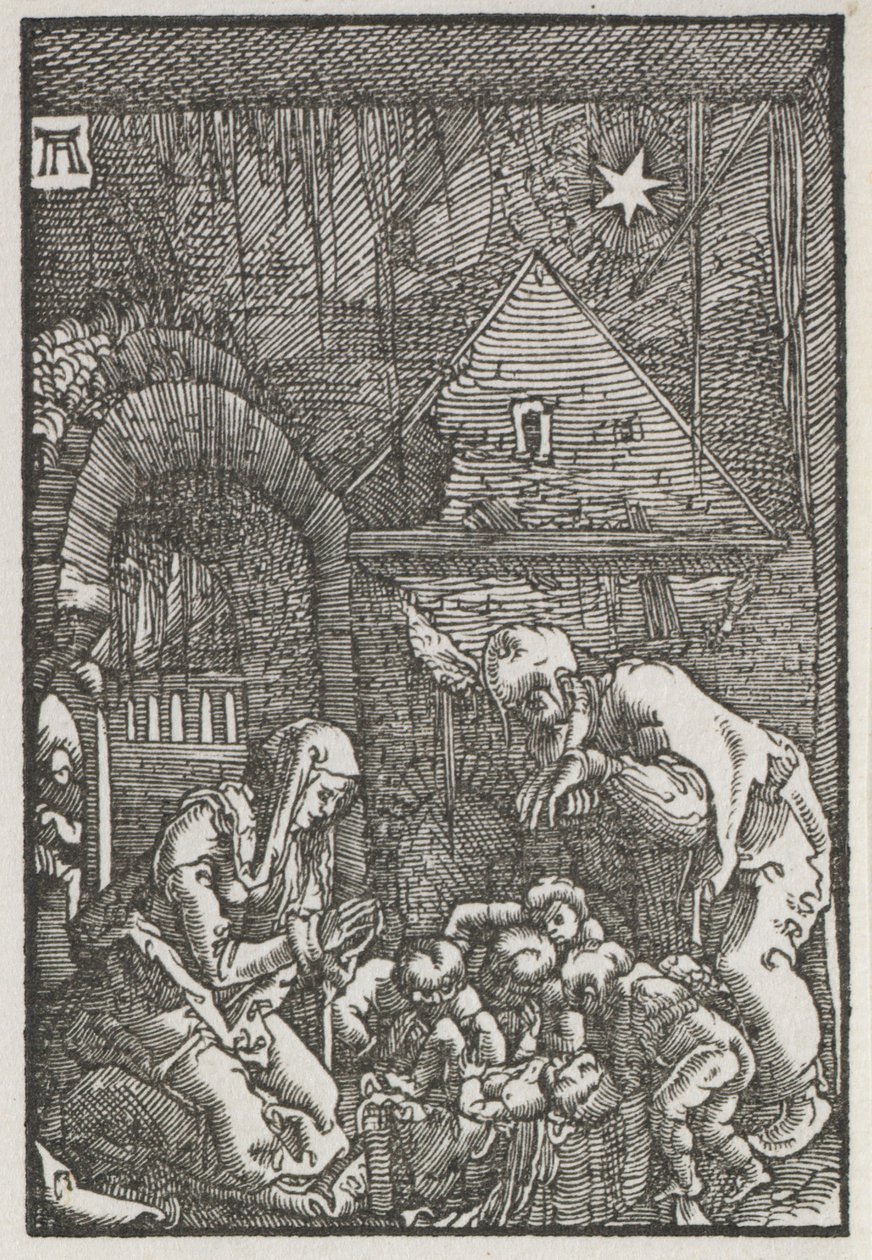 Människans fall och återlösning: Födelsekyrkan av Albrecht Altdorfer