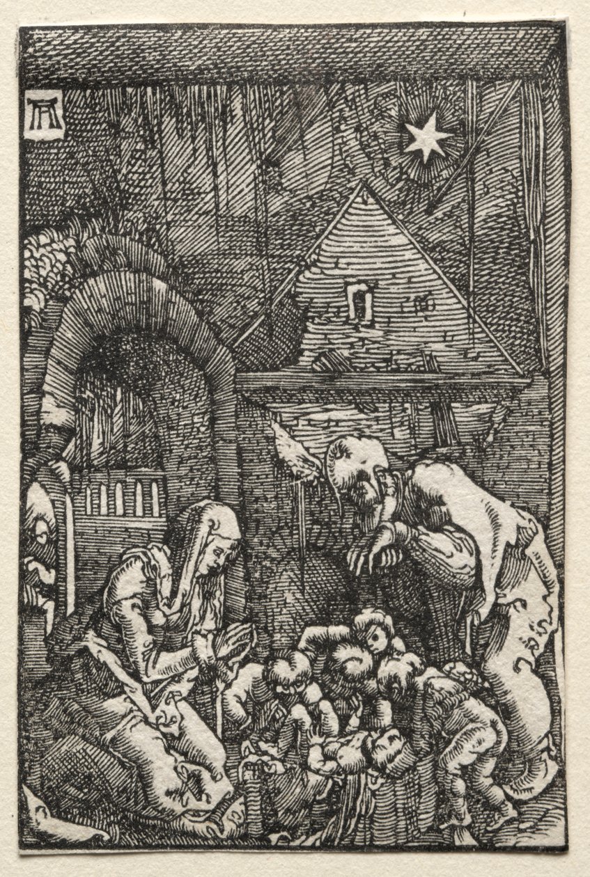 Människans fall och återlösning: Födelsekyrkan, ca. 1515. av Albrecht Altdorfer
