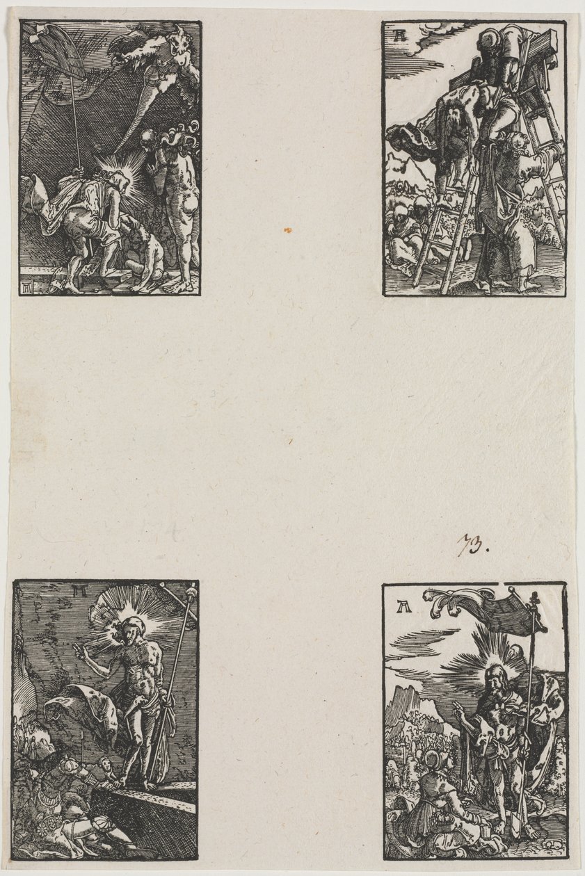 Människans fall och återlösning, ca. 1515. av Albrecht Altdorfer