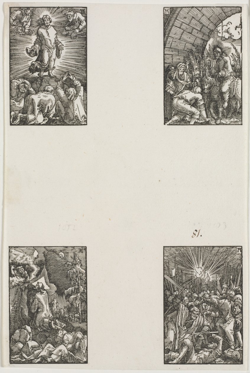 Människans fall och återlösning, ca. 1515. av Albrecht Altdorfer