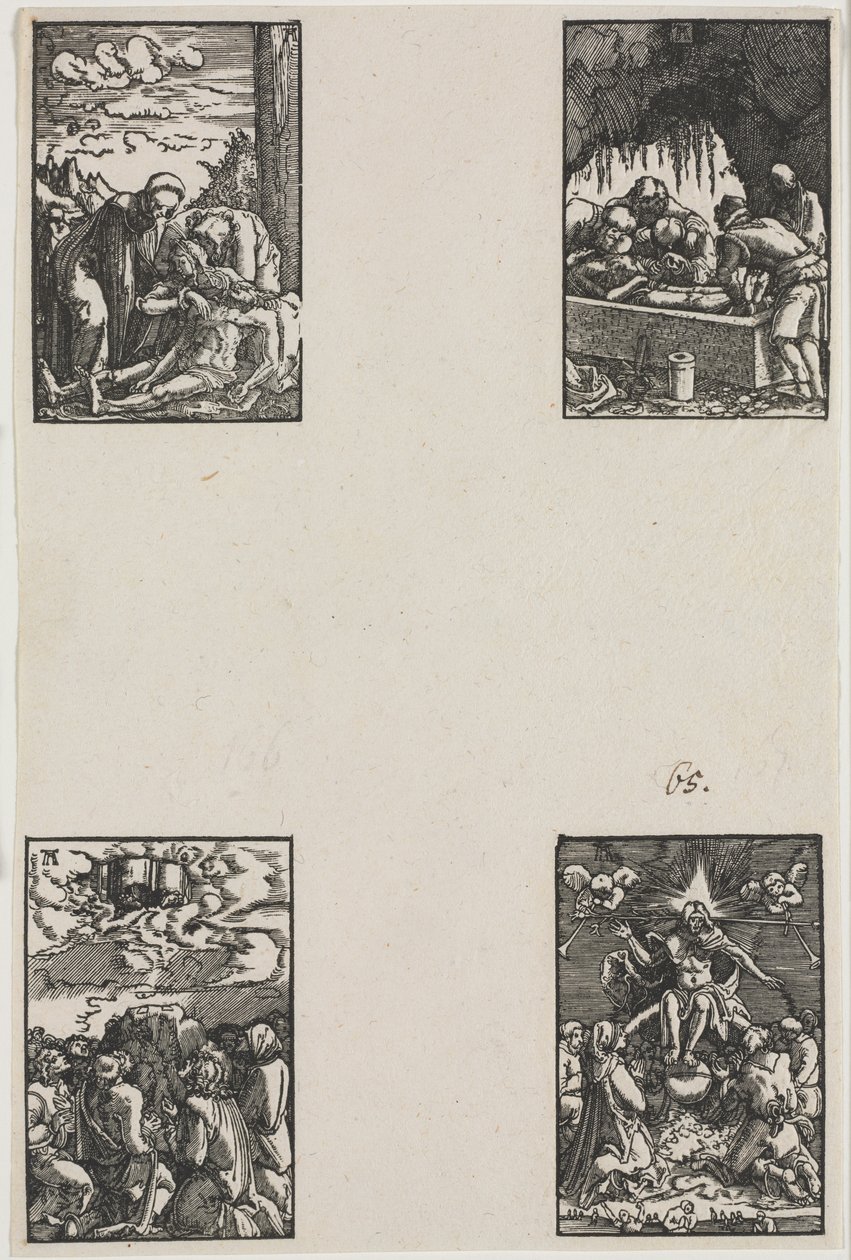 Människans fall och återlösning, ca. 1515. av Albrecht Altdorfer