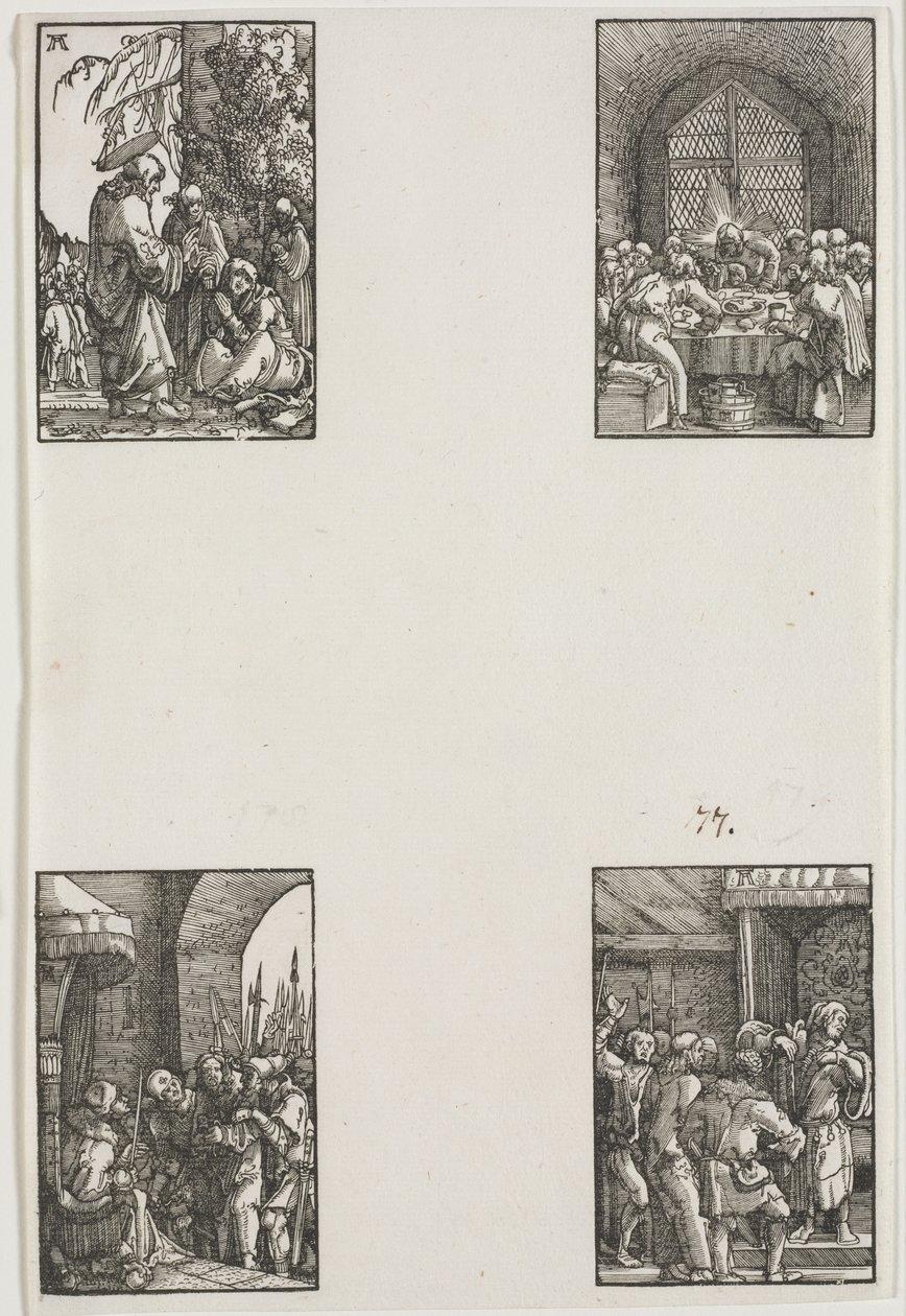 Människans fall och återlösning, ca. 1515. av Albrecht Altdorfer