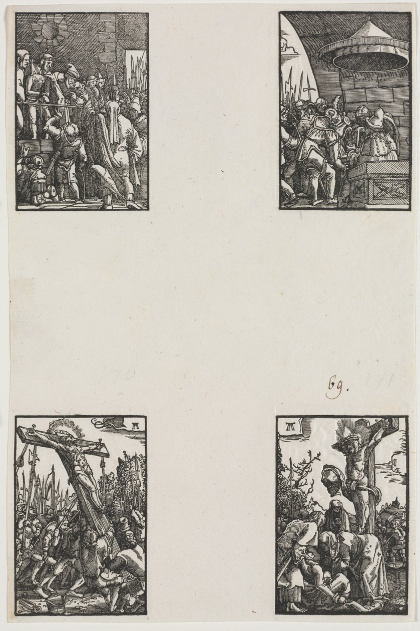 Människans fall och återlösning, ca. 1515. av Albrecht Altdorfer