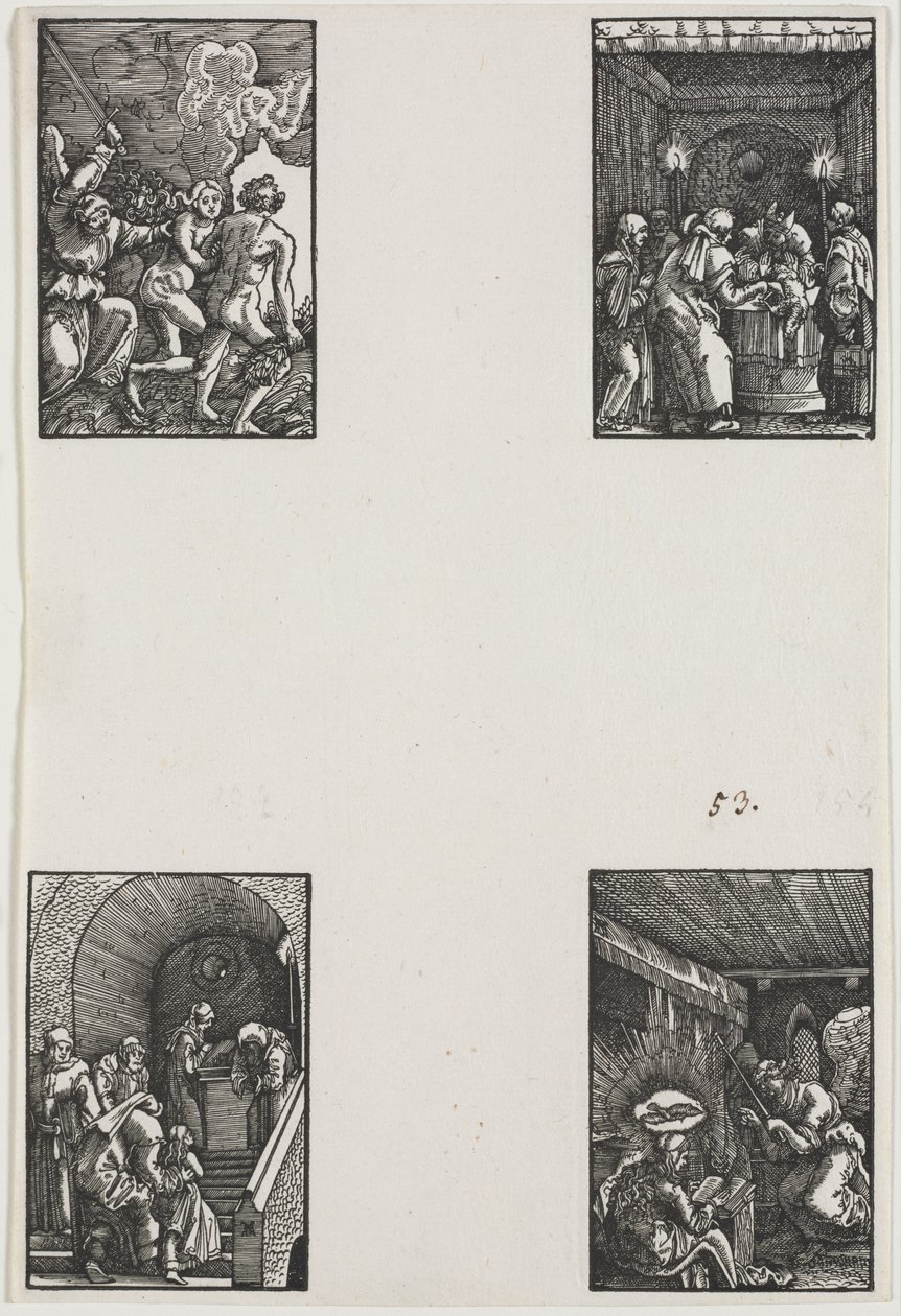 Människans fall och återlösning, ca. 1515. av Albrecht Altdorfer