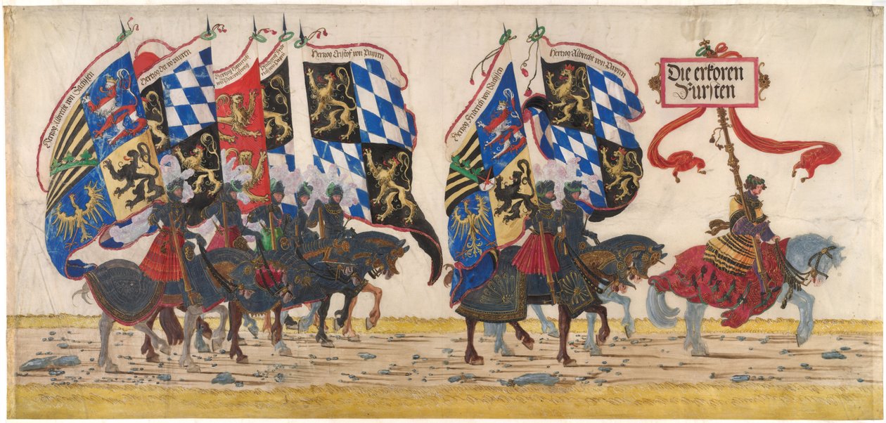 De tyska prinsarna, ca 1515 av Albrecht Altdorfer