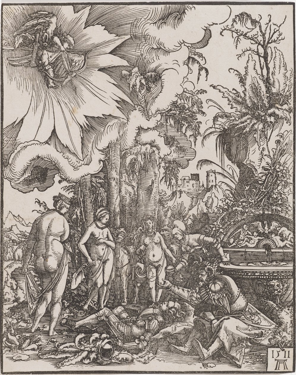 Parisdomen, 1511. av Albrecht Altdorfer