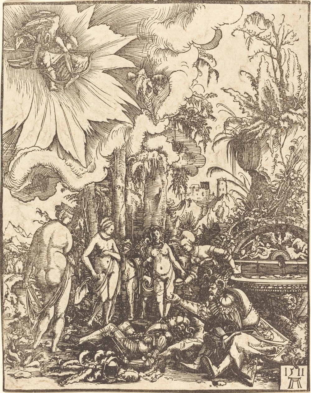 Parisdomen av Albrecht Altdorfer