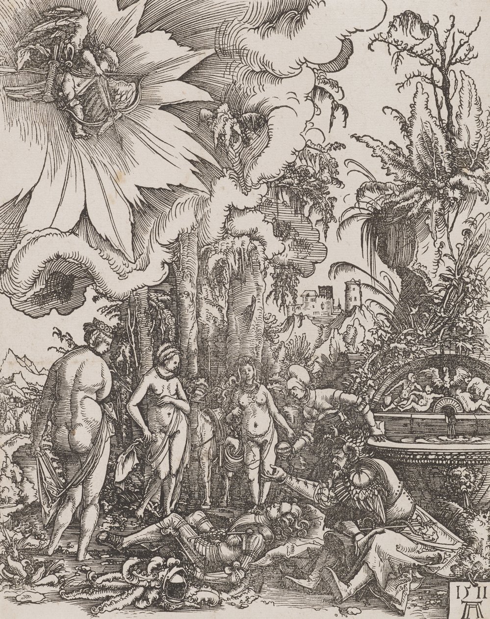 Parisdomen, 1511 av Albrecht Altdorfer