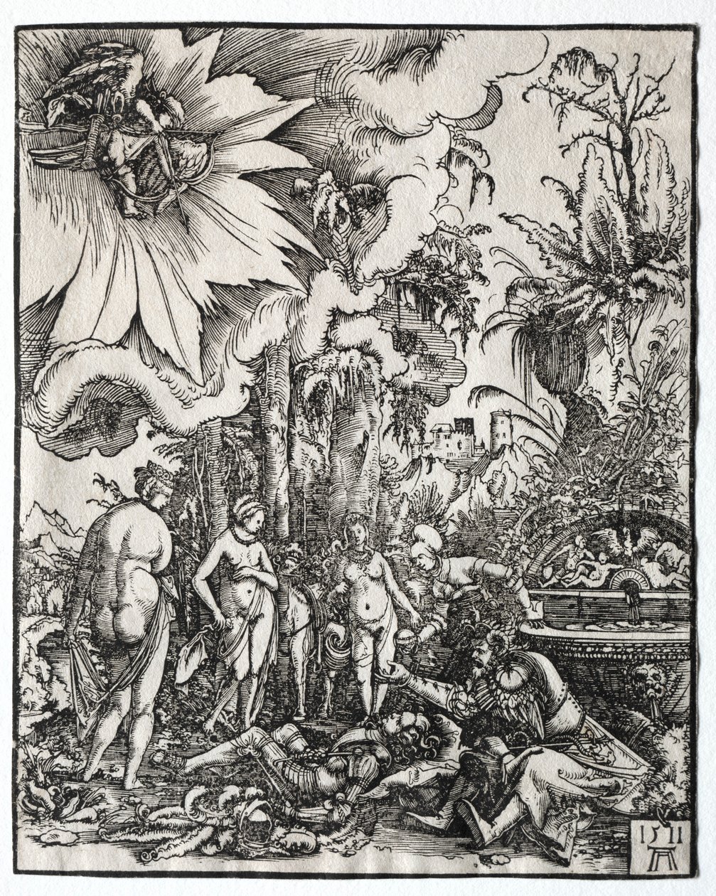 Parisdomen, 1511. av Albrecht Altdorfer