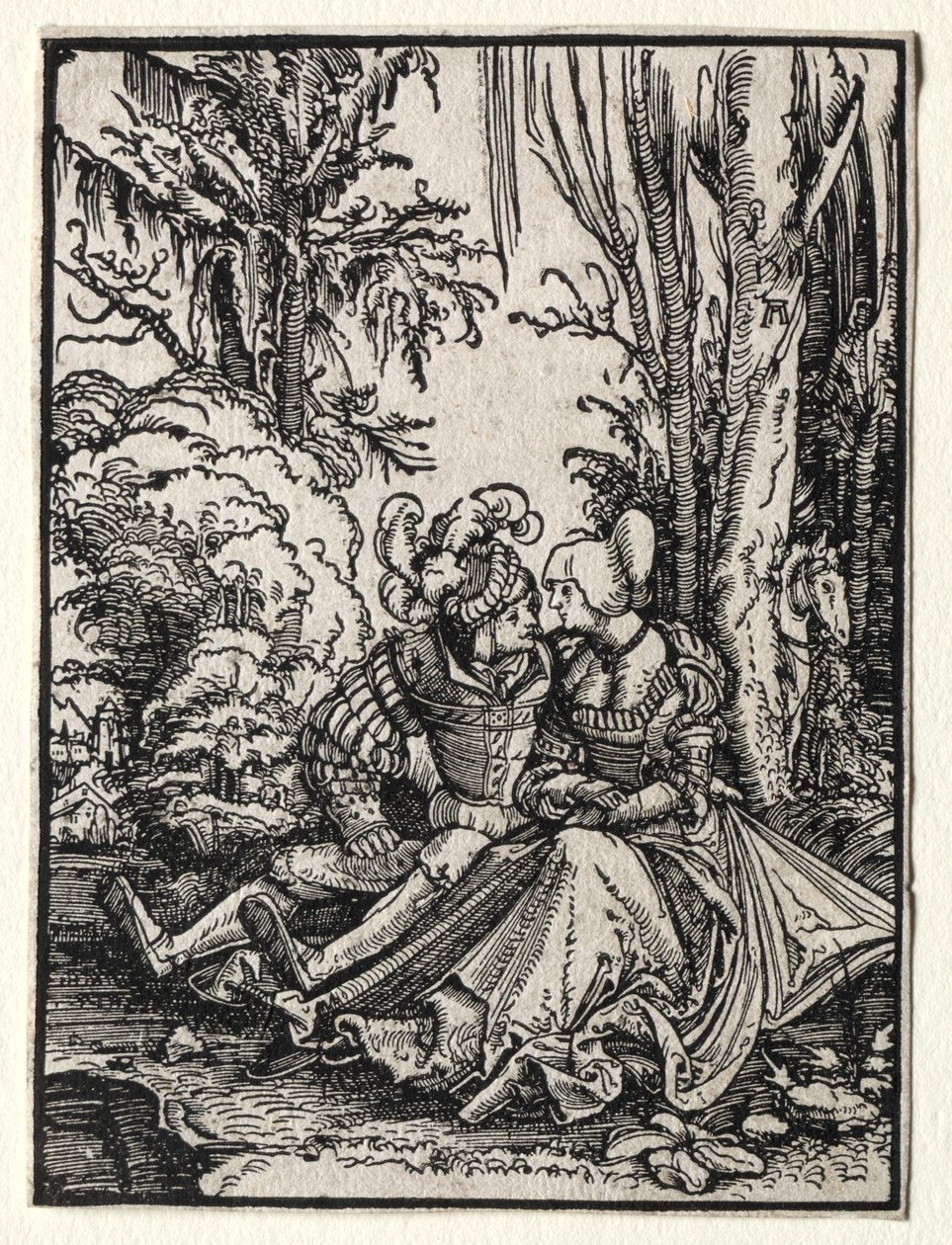 De älskande, 1511. av Albrecht Altdorfer