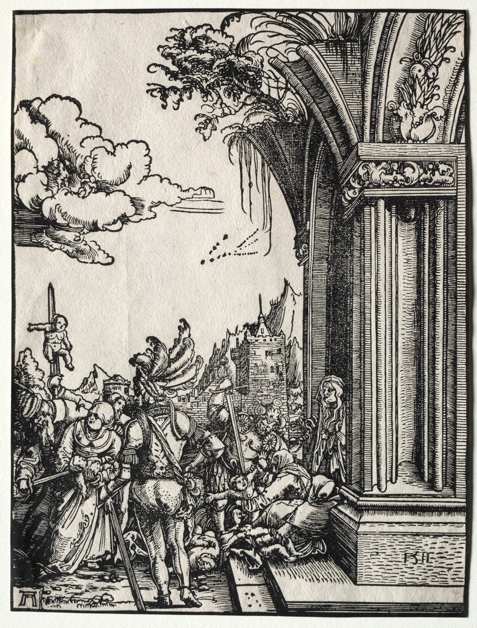 De oskyldigas massaker, 1511. av Albrecht Altdorfer