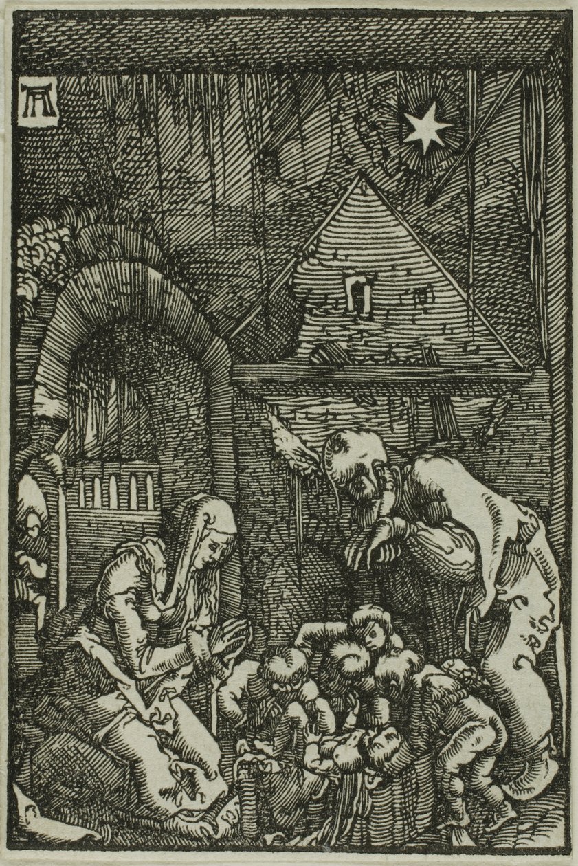 The Nativity, från The Fall and Redemption of Man av Albrecht Altdorfer