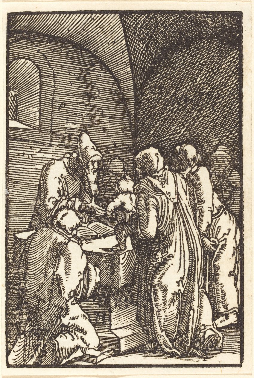 Presentationen av Kristus i templet av Albrecht Altdorfer