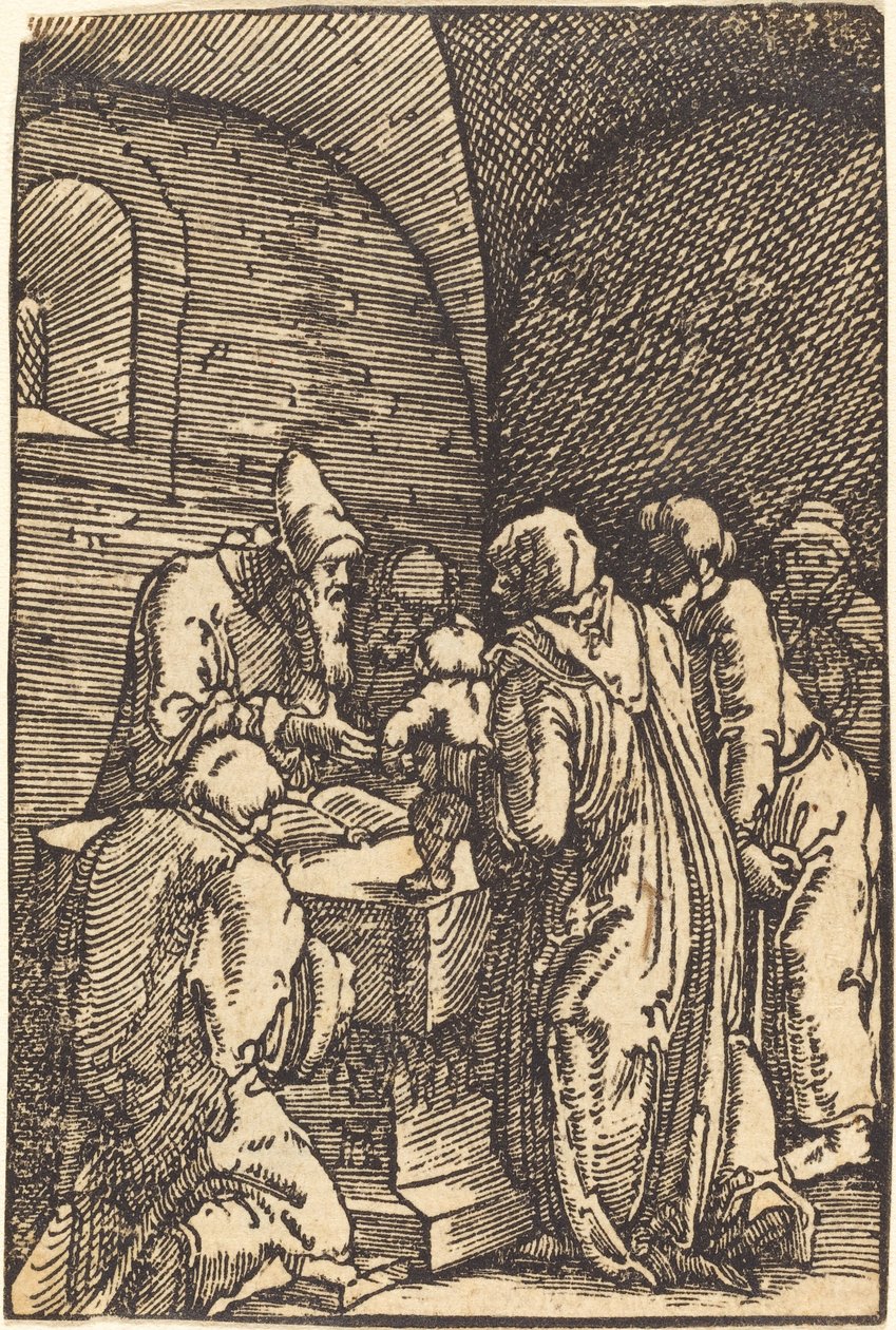Presentationen av Kristus i templet av Albrecht Altdorfer