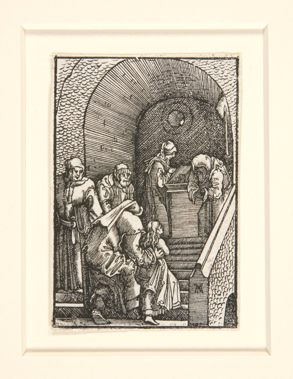 Presentationen av jungfrun, från människans fall och återlösning av Albrecht Altdorfer