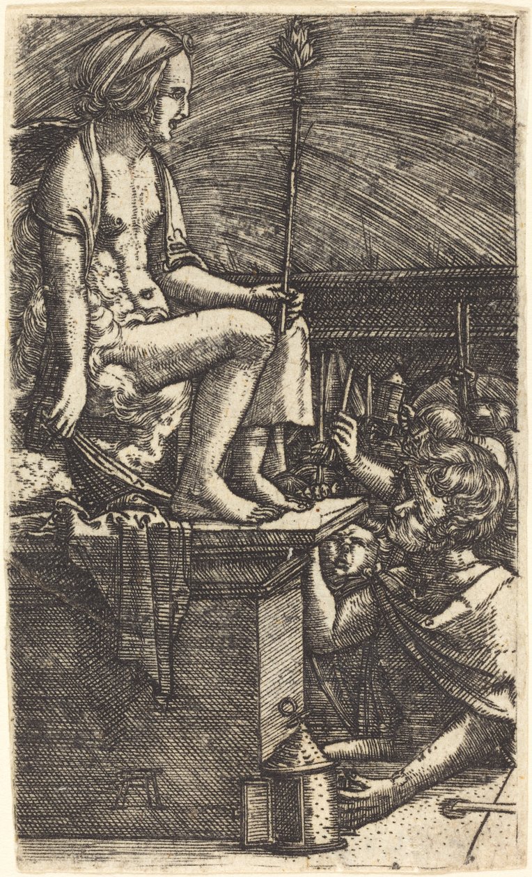 Den romerska kurtisanen (The Revenge of the Magician Virgil) av Albrecht Altdorfer