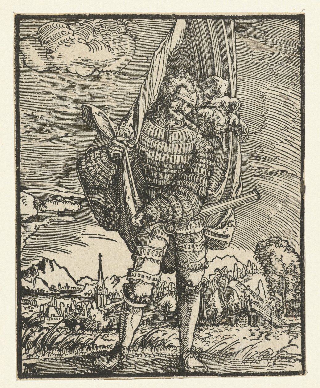 fanbärare av Albrecht Altdorfer